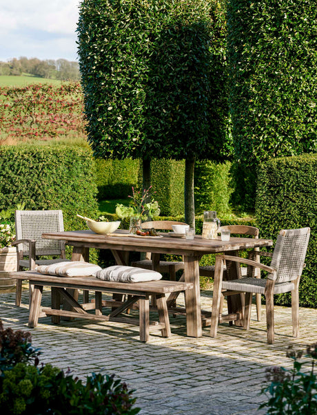 Chilford Solid Dining Table - Acacia Wood, Natural, Small
