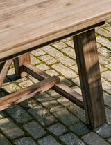 Chilford Solid Dining Table - Acacia Wood, Natural, Small