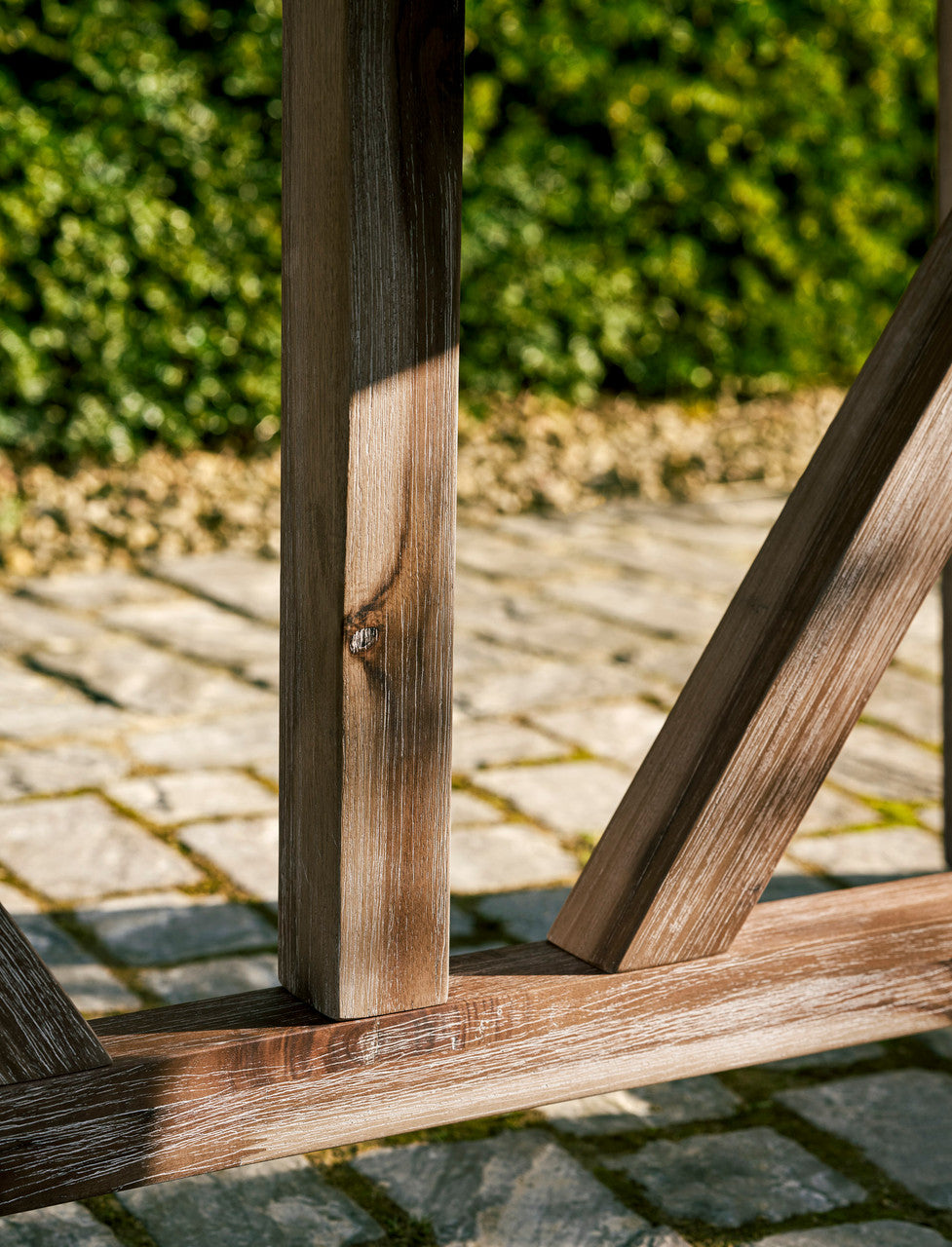 Chilford Solid Dining Table - Acacia Wood, Natural, Small