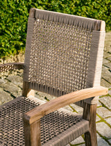 Chilford Carver Dining Chairs - Acacia Wood, Natural, Set of 2