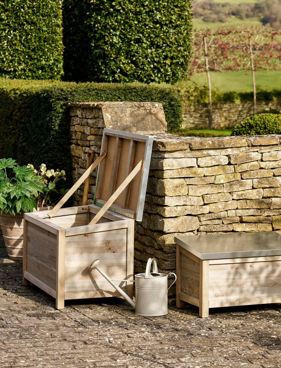 Aldsworth Outdoor Storage Box - Spruce, Natural, Small