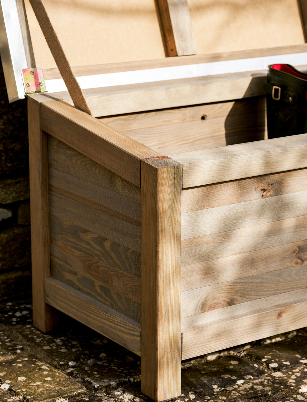 Aldsworth Outdoor Storage Box - Spruce, Natural, Small