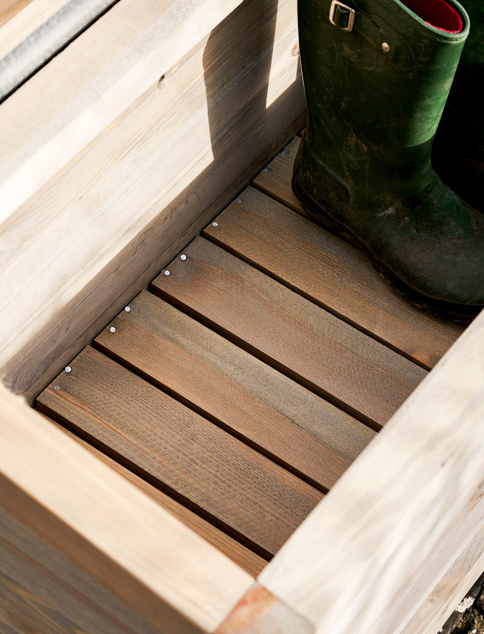 Aldsworth Outdoor Storage Box - Spruce, Natural, Small