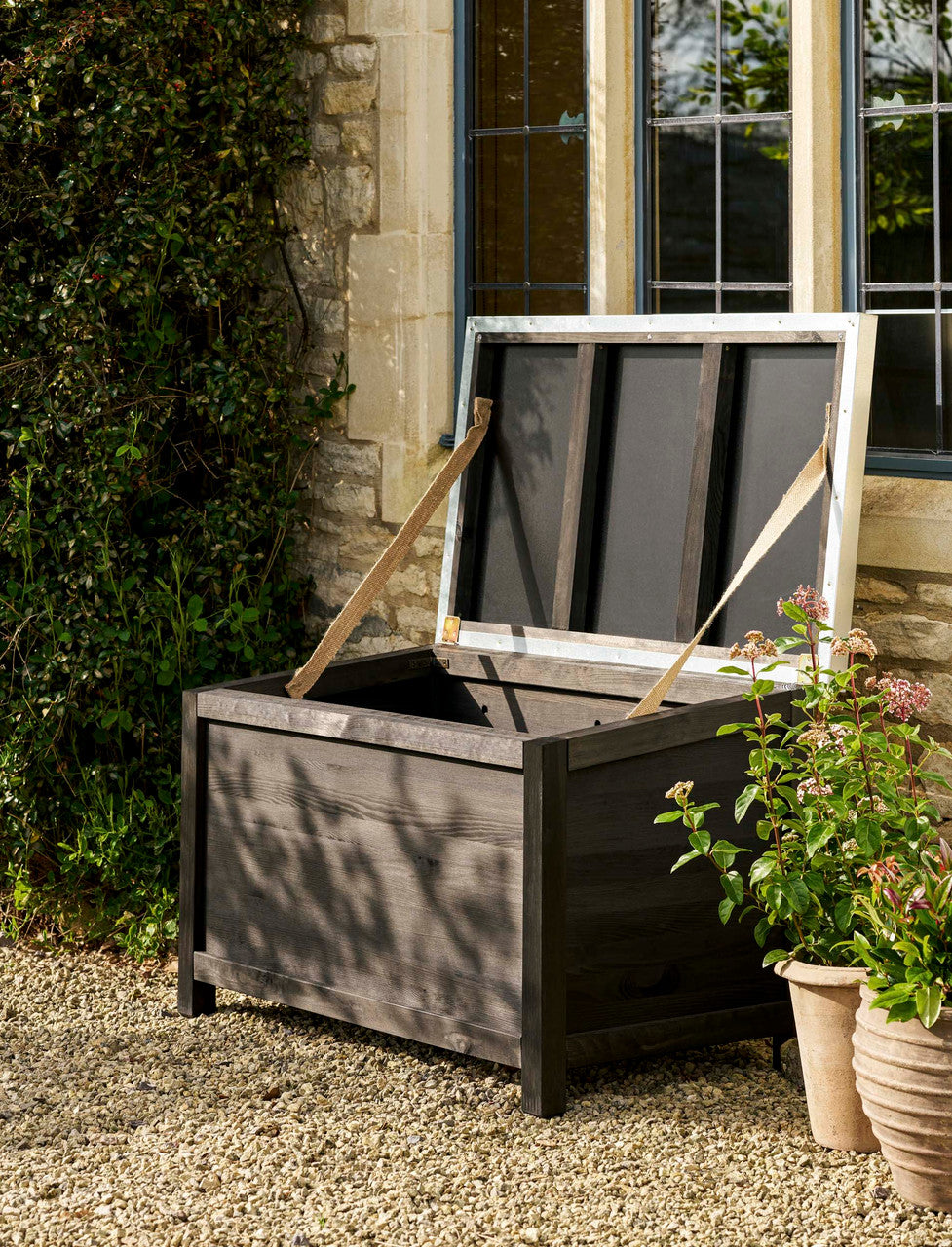 Moreton Outdoor Storage Box - Spruce, Black, Large
