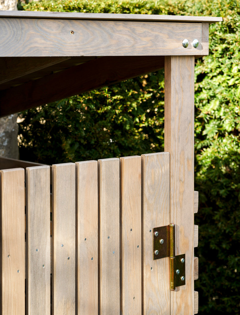 Aldsworth Bin Store Double - Spruce, Natural