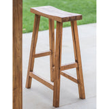 St Mawes Bar Stool - Teak, Natural