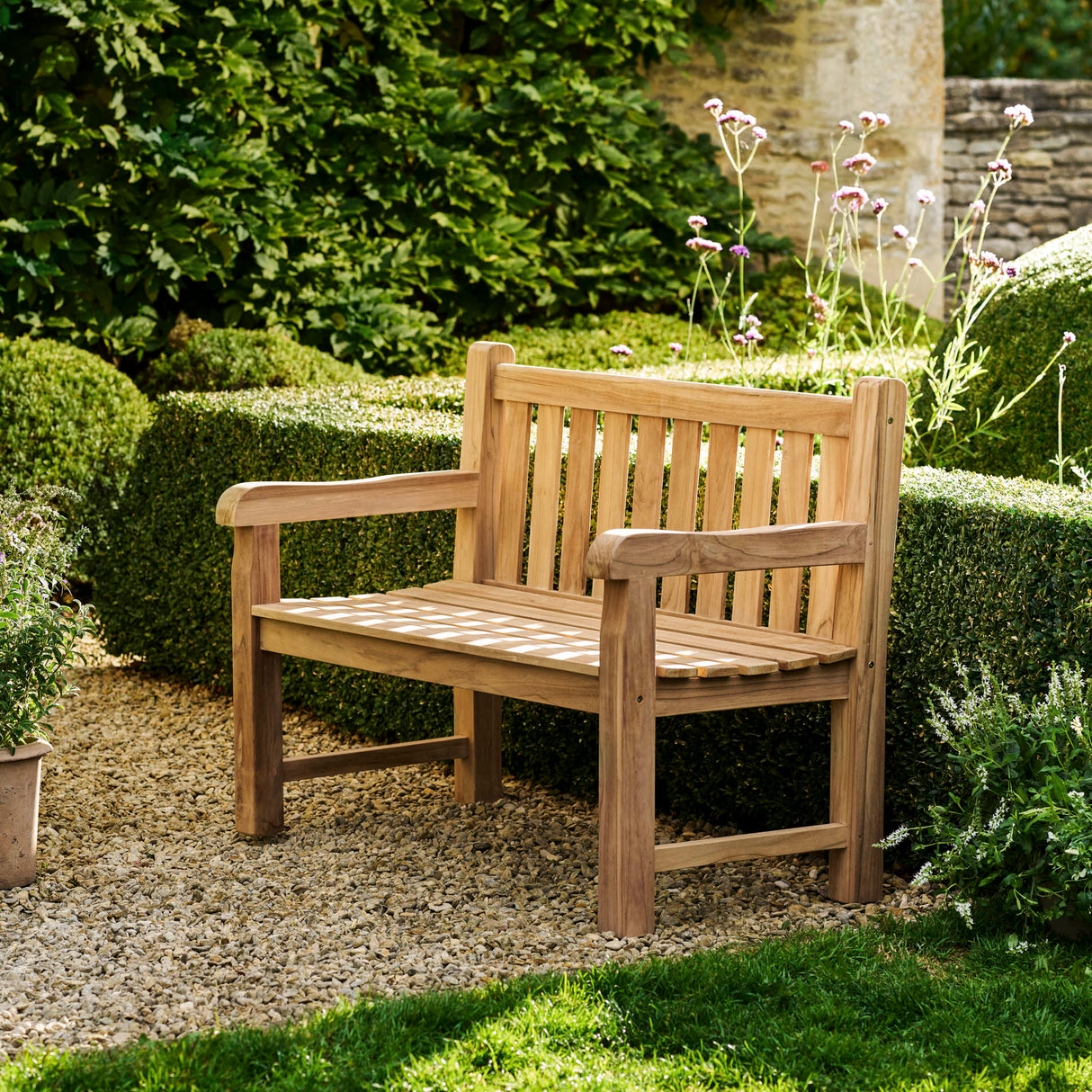 Windsor Teak Bench 2 Seater 120cm