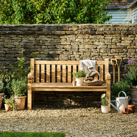 Windsor Teak Bench 3 Seater 150cm