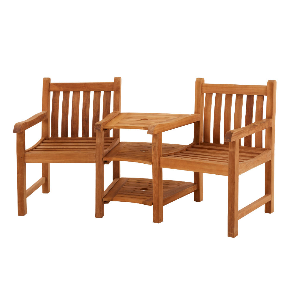 Ambleside Teak Companion Bench 2 Seater 165cm