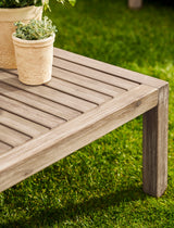 Porthallow Square Coffee Table - Acacia Wood, Natural