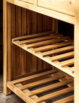 Stonesfield Outdoor Storage Two Shelves - Acacia Wood, Natural