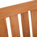 Buttermere Teak Straight Back Bench