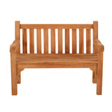 Buttermere Teak Straight Back Bench