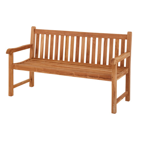 Buttermere Teak Straight Back Bench