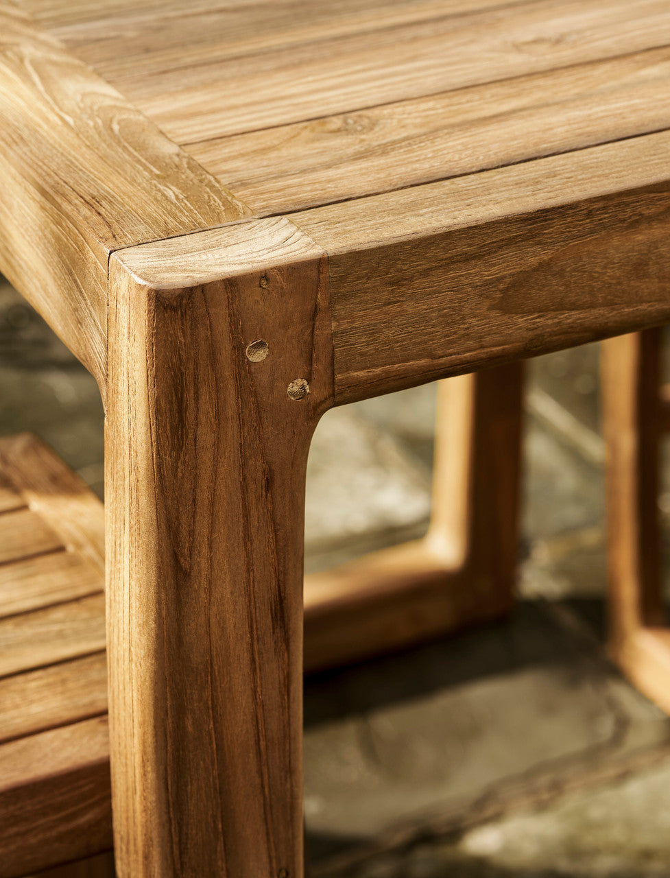 Dashwood Bar Stool - Reclaimed Teak, Natural, Set of 2