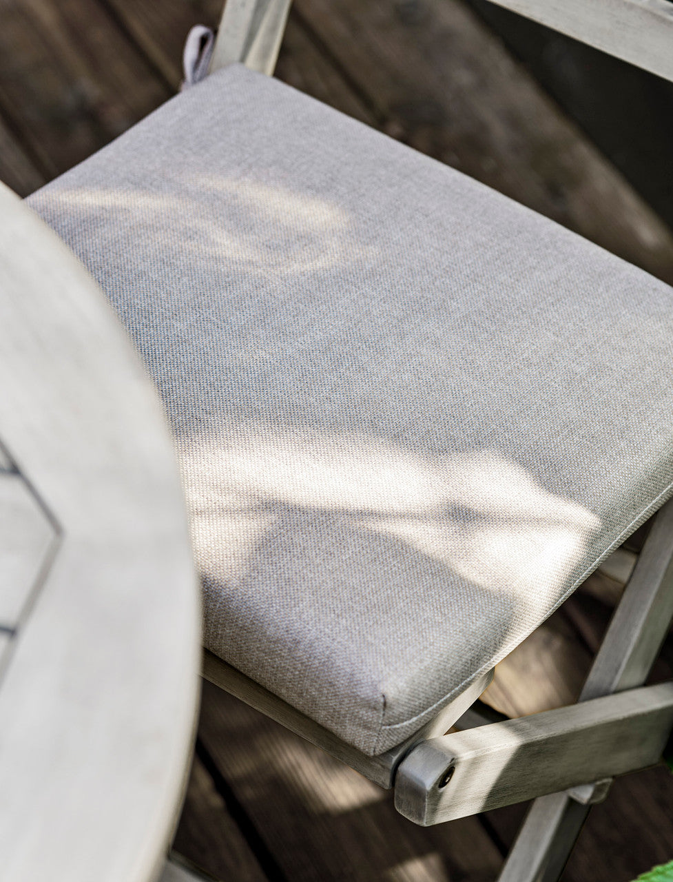 Letcombe Bistro Set - Acacia Wood, Whitewash