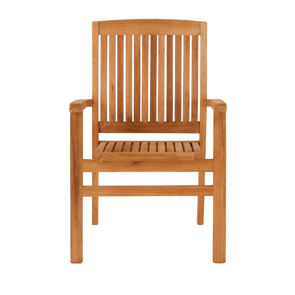 Henley Teak Carver Stacking Chair