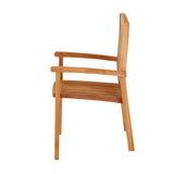 Henley Teak Carver Stacking Chair