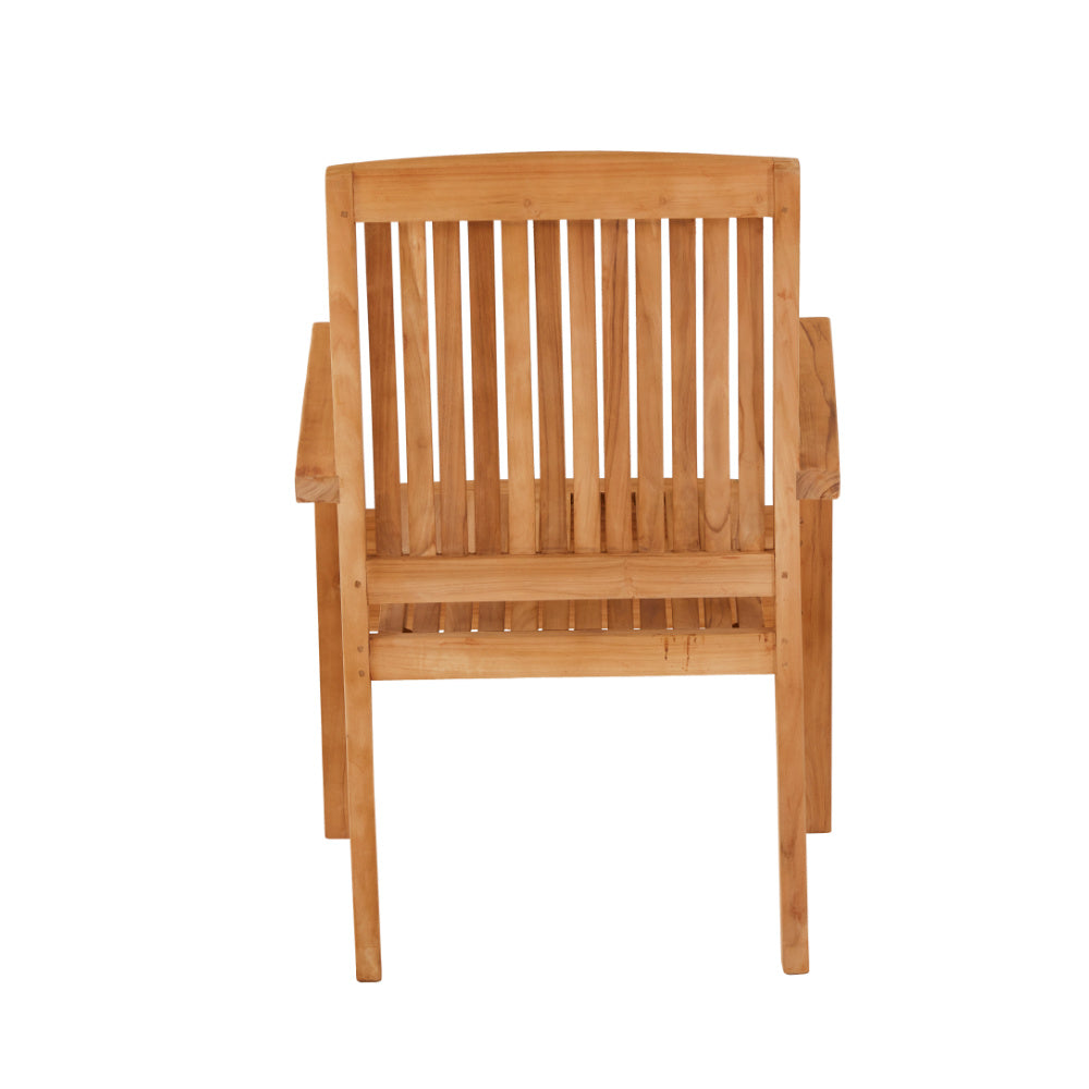 Henley Teak Carver Stacking Chair