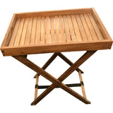 Hidcote Teak Butlers Tray & Folding Stand