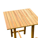 Keros | Teak Bar Table