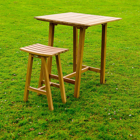 Keros | Teak Bar Stool