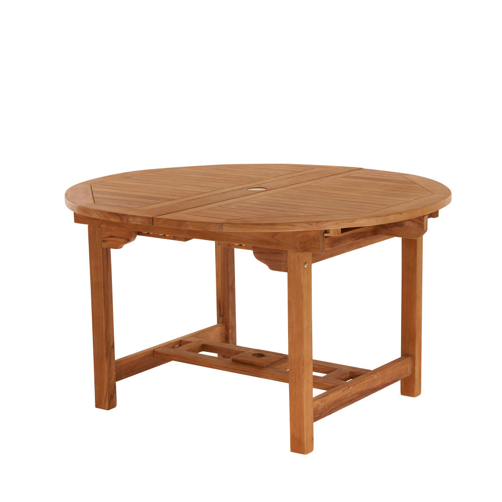 Avon Teak Oval Extending Dining Table