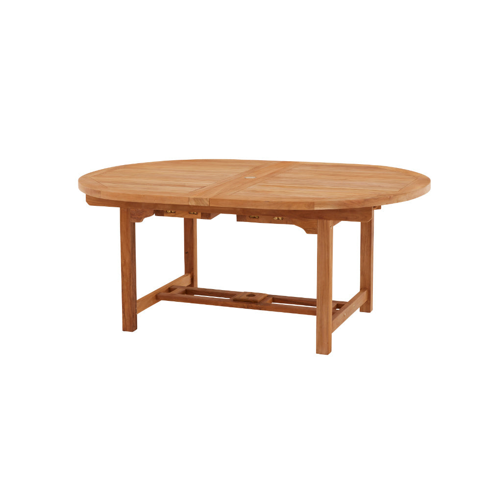 Avon Teak Oval Extending Dining Table