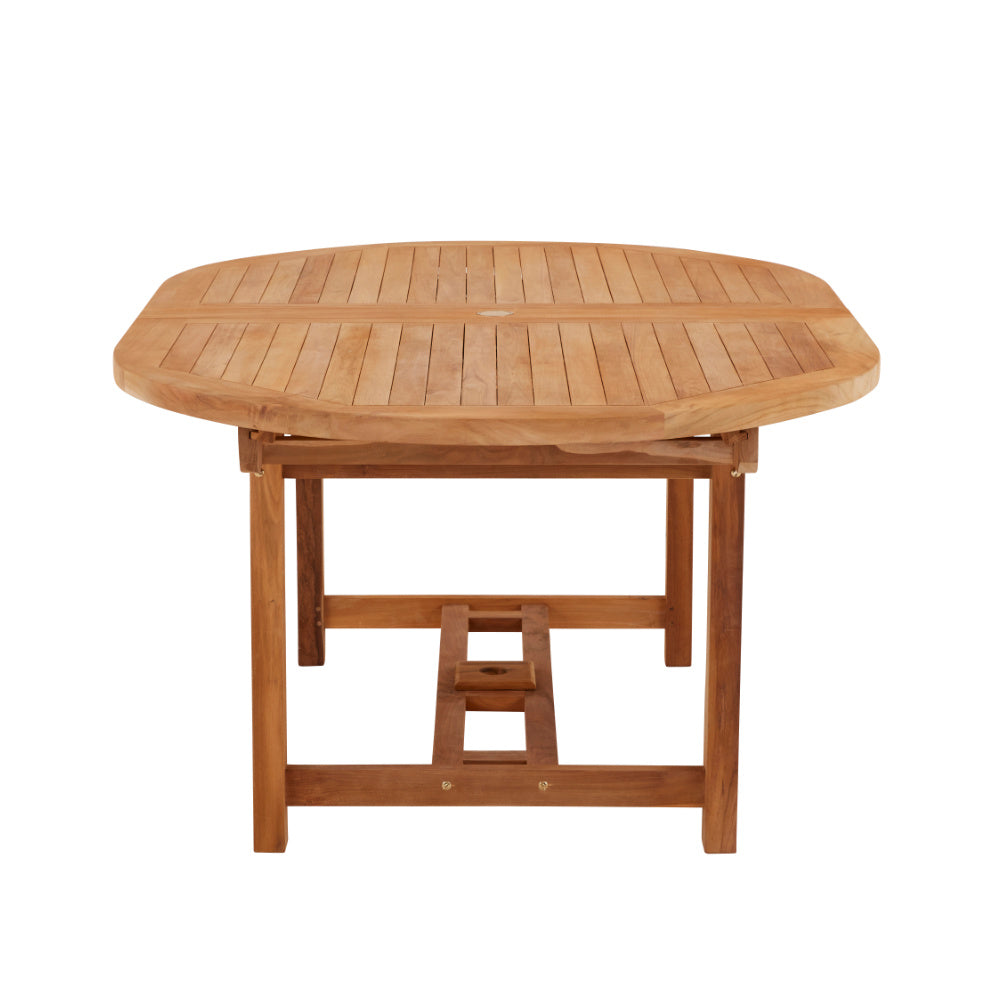 Avon Teak Oval Extending Dining Table