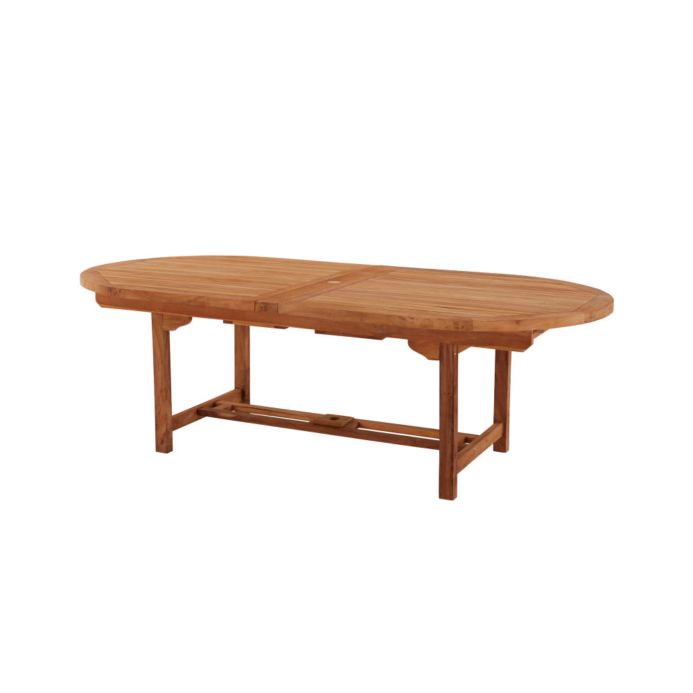 Avon Teak Oval Extending Dining Table