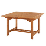 Arrow Teak Rectangular Extending Dining Table