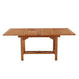 Arrow Teak Rectangular Extending Dining Table