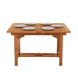 Arrow Teak Rectangular Extending Dining Table