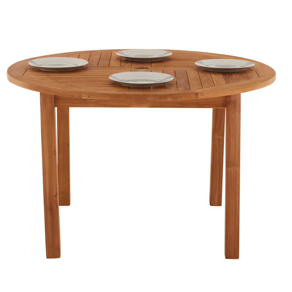 Churn Teak Round Deep Table 160cm