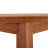 Churn Teak Round Table 150cm & 8 Henley Stacking Armchairs