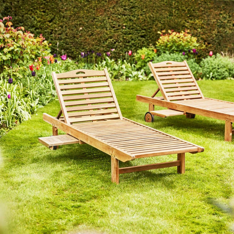 Winchcombe Teak Sun Lounger