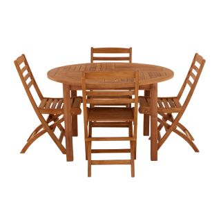 Churn 4 Seater Teak Table 120cm with Wenlock Side Chairs.